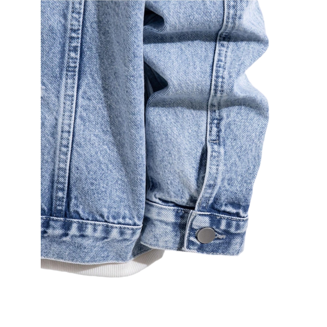 Promotion for Men's Casual Winter Blue Jeans Jacket Single Breasted with Revers Dyed and Washed Denim High Quality Long Sleeve - Image 6