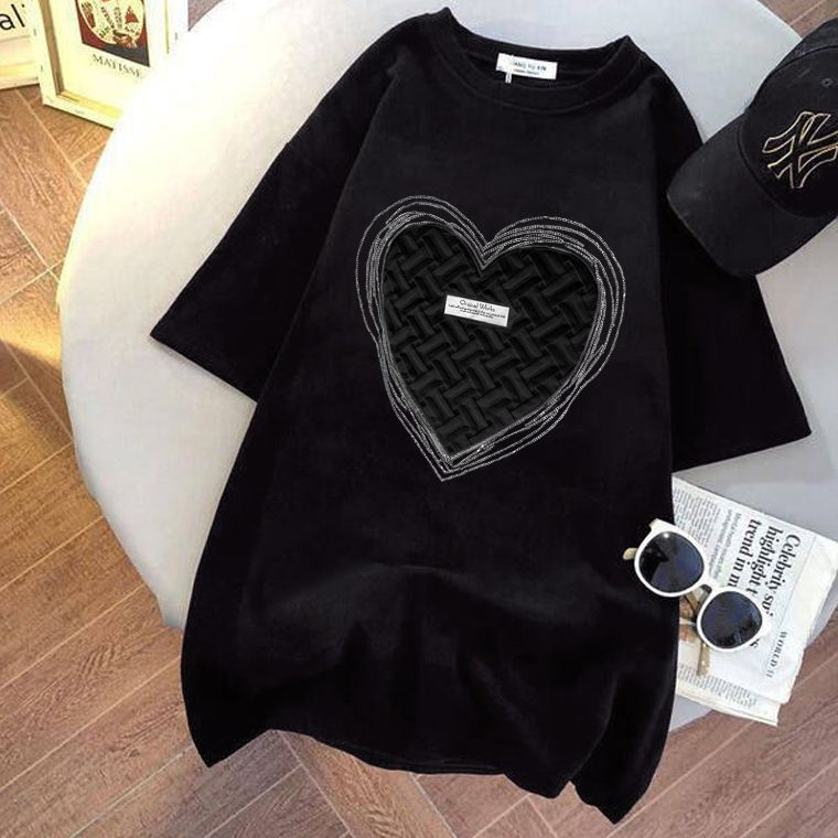 Summer T-shirt Women's Fashion T-shirt Women Graphic Black Girl Cartoon Designer Graphic T-shirt Women - Image 3