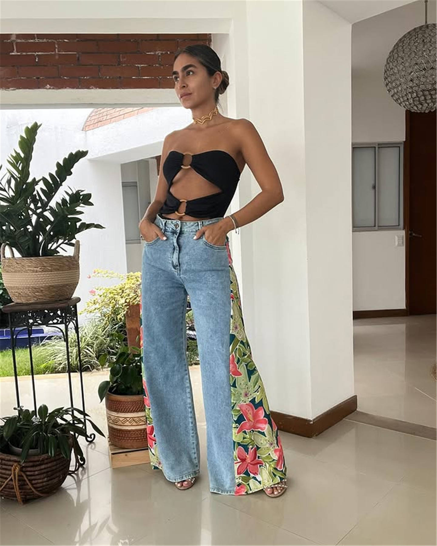 Sportswear sexy cross back sports bra high-quality seam leggings gym fitness three piece yoga set - Image 6