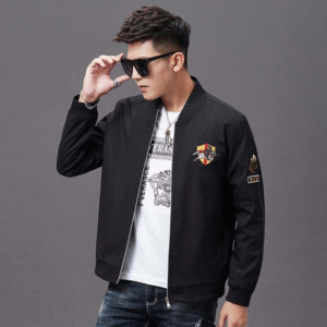 Men's fashionable casual windbreaker jacket, spring and autumn slim fit and slimming jacket