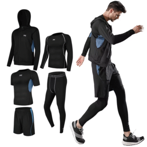 Running fitness suit, sportswear shirt set, gym hoodie, sportswear plus size t-shirt jacket, men's suit, fitness suit