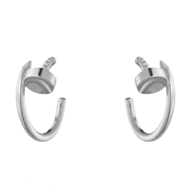 Classic and fashionable nail shaped women's earrings, simple and versatile earrings for men and women - Image 3