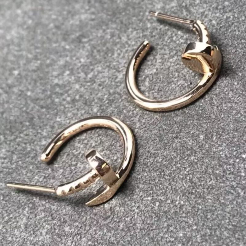Classic and fashionable nail shaped women's earrings, simple and versatile earrings for men and women - Image 4
