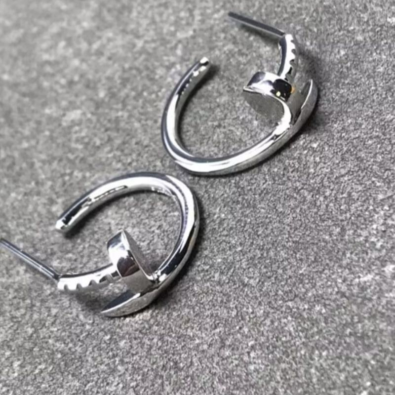 Classic and fashionable nail shaped women's earrings, simple and versatile earrings for men and women - Image 5