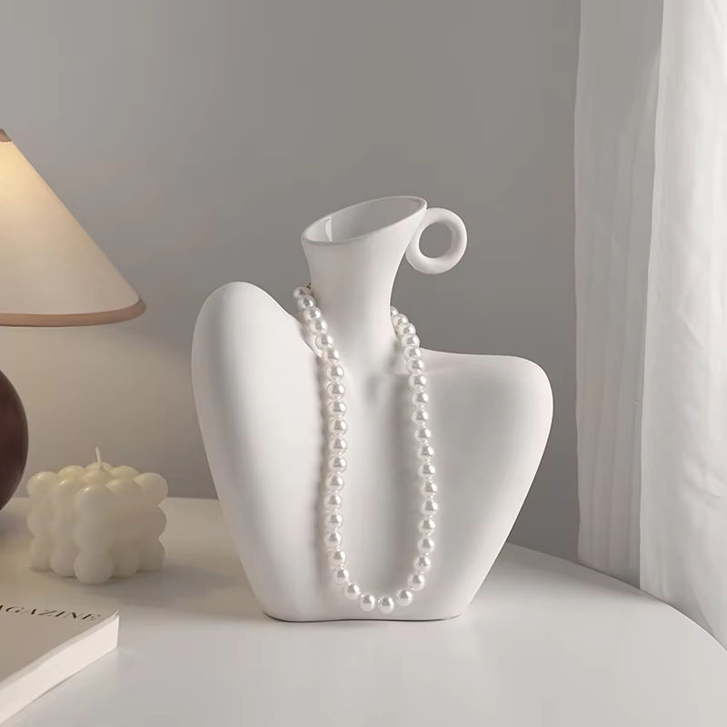 High quality modern ceramic body vases are used for home decoration in living rooms, TV cabinets, pottery, and enamel decorations - Image 5