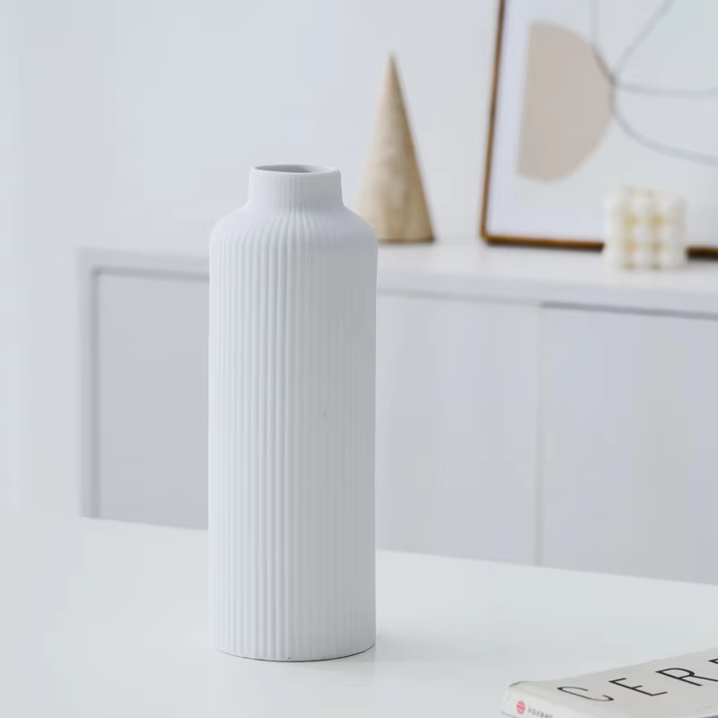 Home Decoration Striped Dining Table Porcelain Vase High Demand Imported Products Ceramic Vase Home Decoration Vase - Image 4