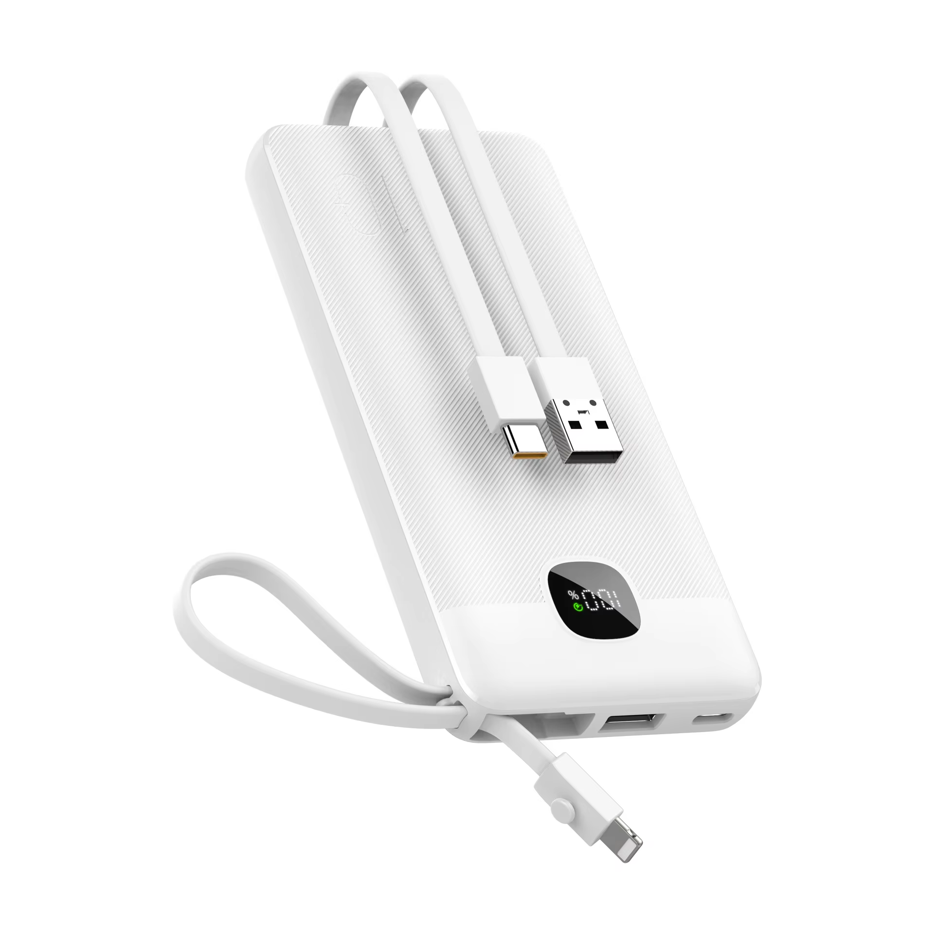 High Quality OEM Mobile Phone Charger RoHS Certified Power Bank with LED Digital Display and LI-Polymer Battery - Image 3