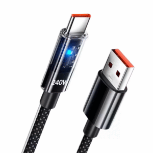 120W Nylon Super Fast Charging Data Cable; type-C Mobile Phone Flash Charging Line Charging Cable 6A USB C Ladekabel