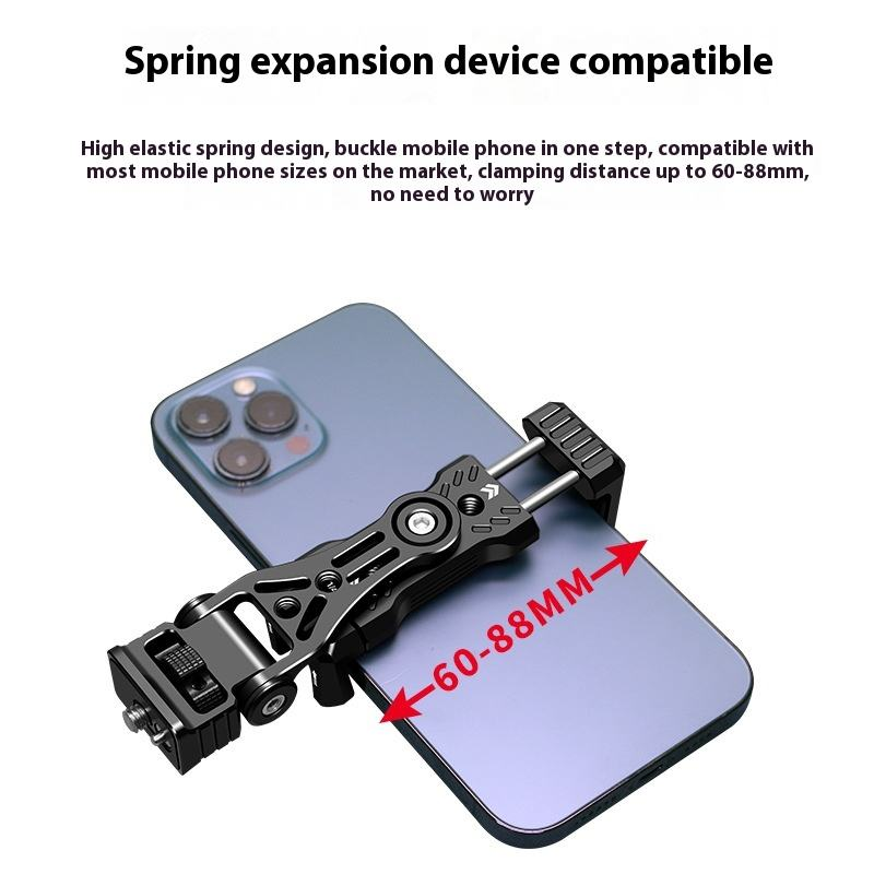 Waterproof Multifunctional Metal Phone Clamp Holder iPad Arri Positioning Monitor Stand Cage Tripod Cold Shoe Expansion for - Image 4