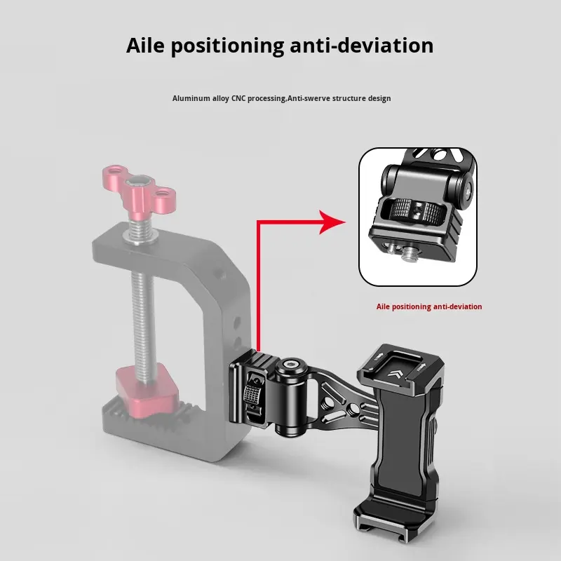 Waterproof Multifunctional Metal Phone Clamp Holder iPad Arri Positioning Monitor Stand Cage Tripod Cold Shoe Expansion for - Image 5