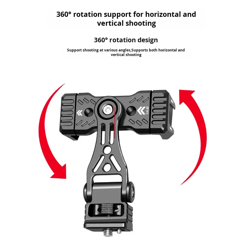 Waterproof Multifunctional Metal Phone Clamp Holder iPad Arri Positioning Monitor Stand Cage Tripod Cold Shoe Expansion for - Image 2