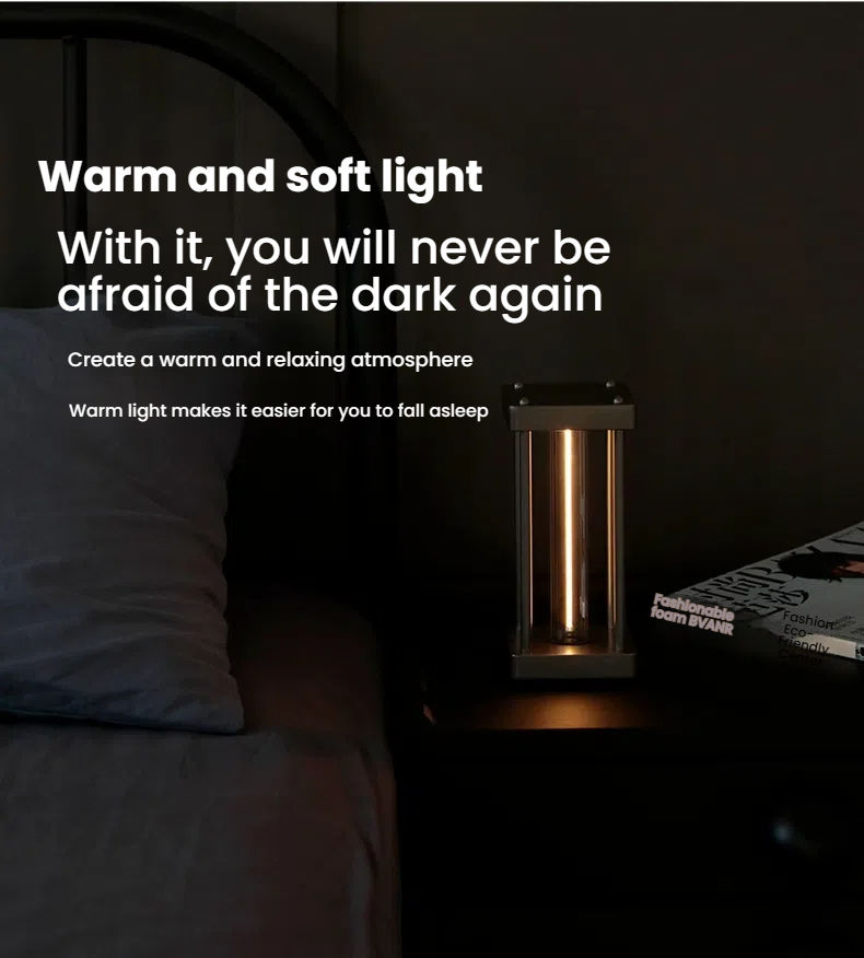 High-End Square Line Lamp Quantum Night Light for Bedroom & Living Room Decoration Novelty Gift - Image 3