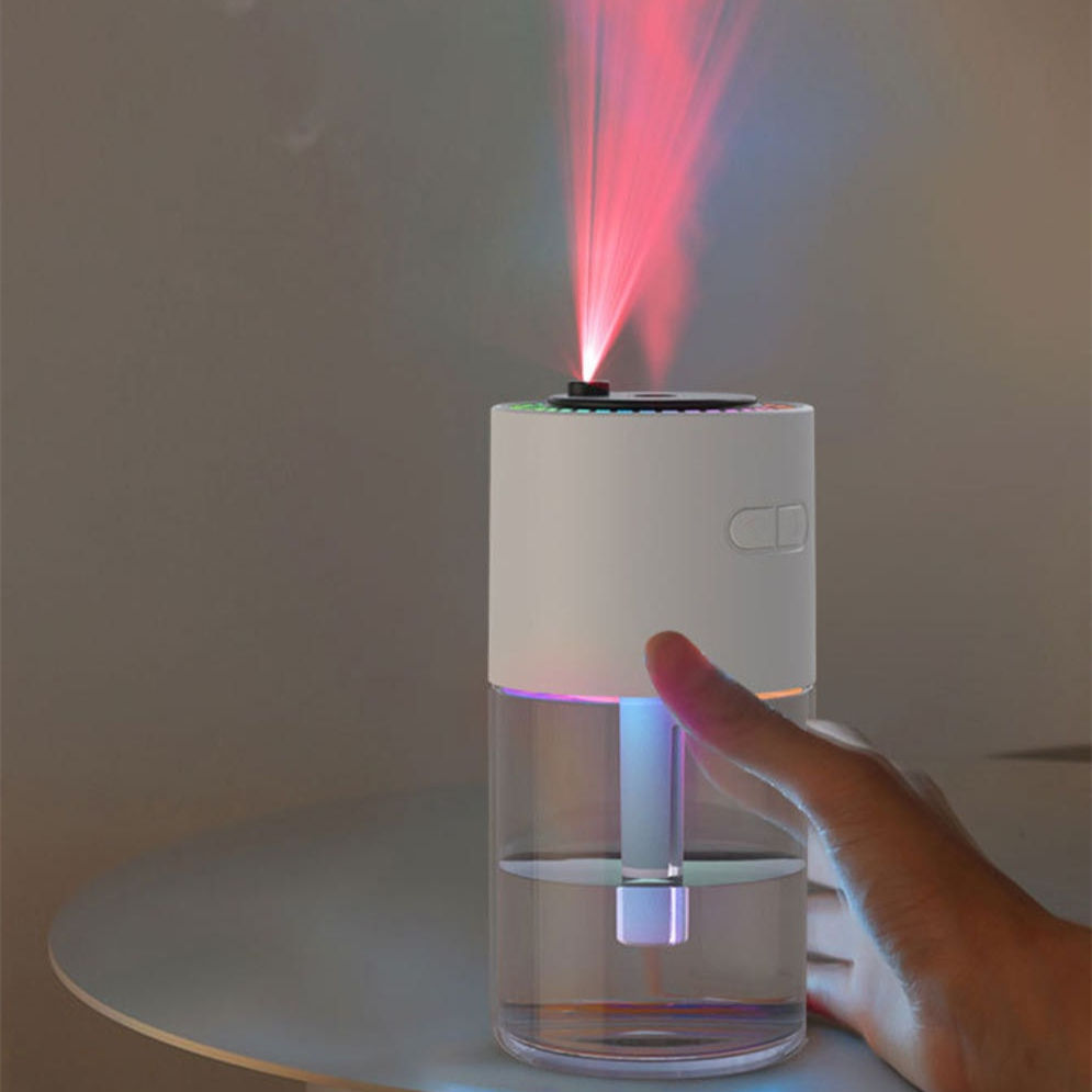 New Product Suitable for All Seasons Night Light Projection Spray Three-in-one USB Portable Mini Smart Humidifier - Image 4