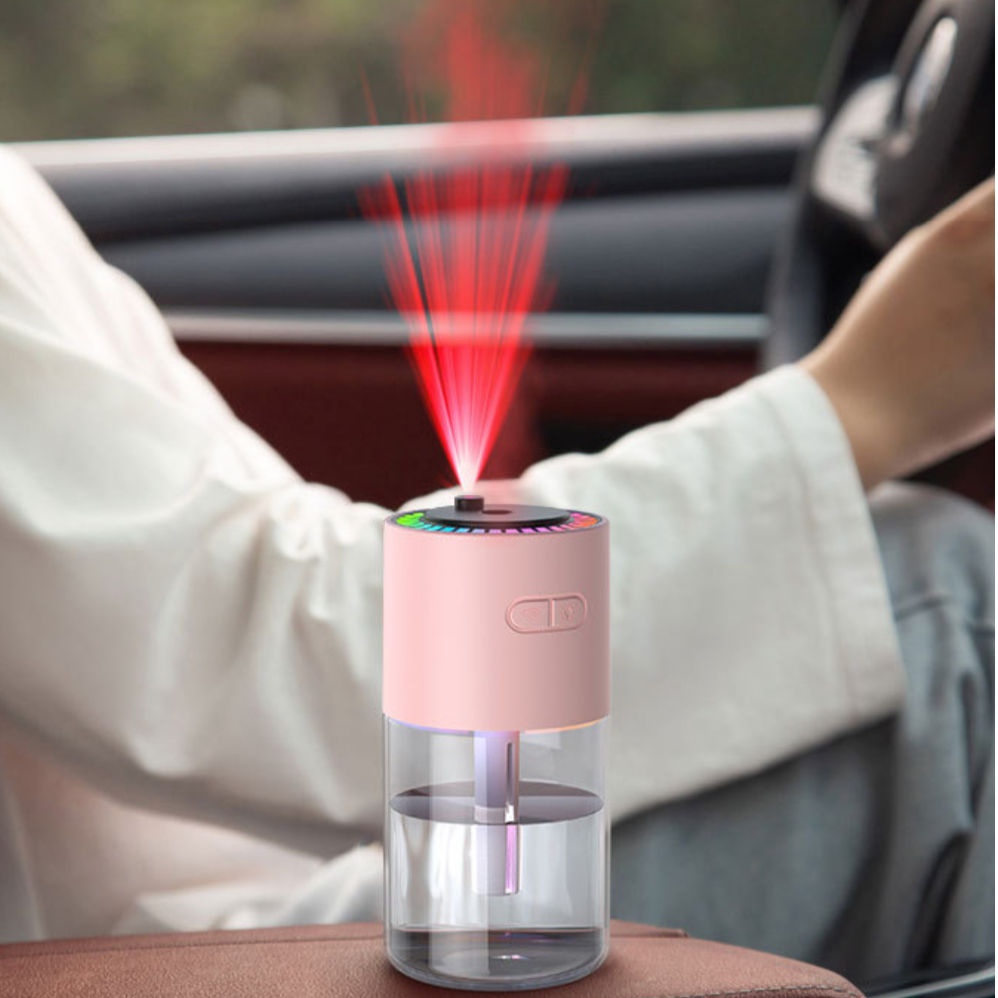 New Product Suitable for All Seasons Night Light Projection Spray Three-in-one USB Portable Mini Smart Humidifier - Image 7