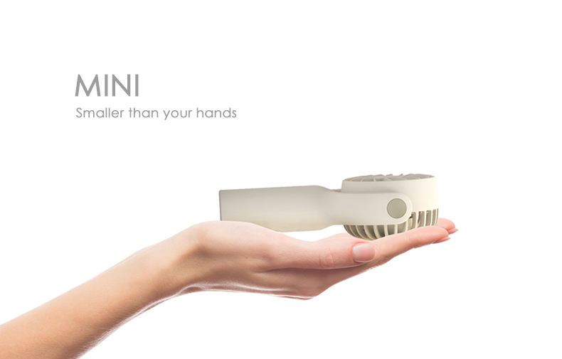 Newest Personal Handheld Portable KC or PSE Certified Usb Rechargeable Pocket 180 Degree Rotatable Mini Fan Bloc Fan - Image 4