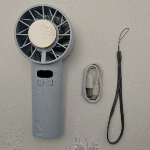 100 Gears Speed Handheld Mini Cooling Fan 5200mAh USB Type C Charging Portable Fan H09