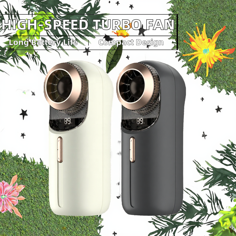 Portable USB Rechargeable Mini Car RV Air Conditioner Custom Handheld Wearable 100 High-Speed Outdoor Battery - Image 4