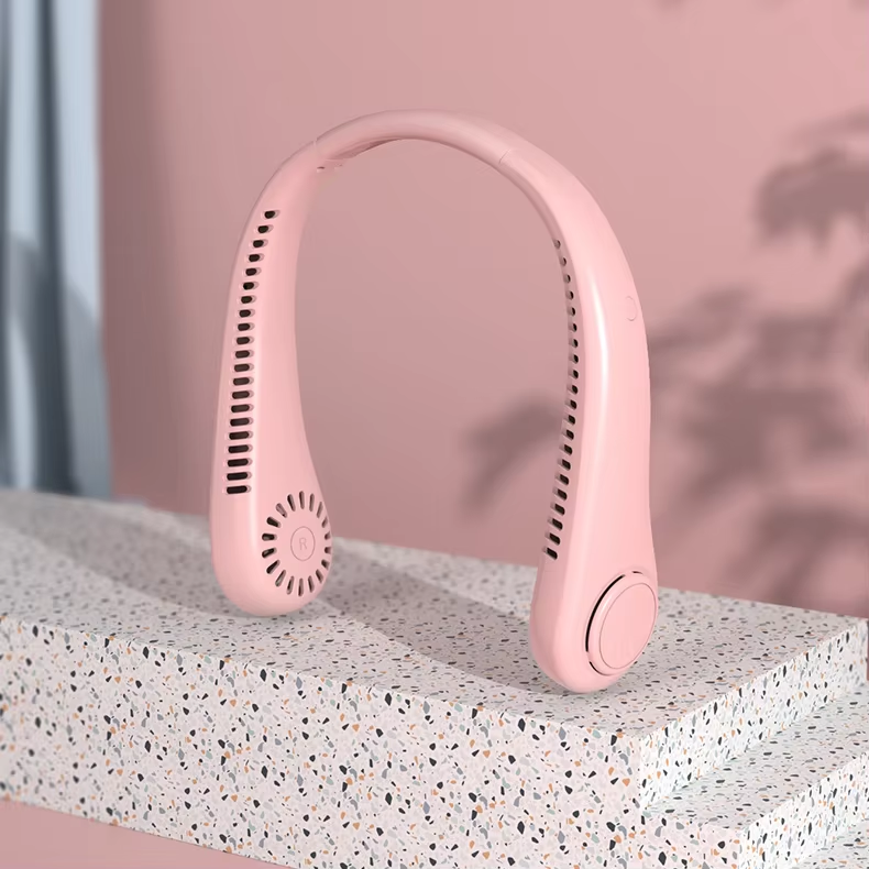 Portable Neck Fan Personal Fan Mini Rechargeable Fan Use for Summer Outside - Image 3