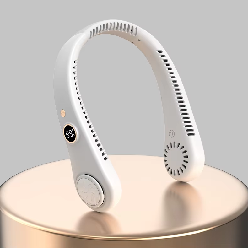 Hanging Neck Fan1200mah Portable Sports Wearable Fan Usb Rechargeable Mini Air Cooling Fans