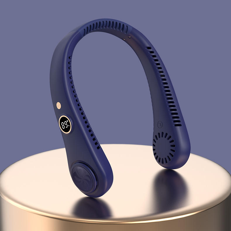 Hanging Neck Fan1200mah Portable Sports Wearable Fan Usb Rechargeable Mini Air Cooling Fans - Image 2