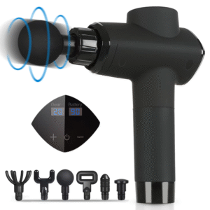 Sports Deep Tissue Body Fascia 20 Speed Lcd Screen Percussion Vibration Fitness Massager Muscle Massage Gun