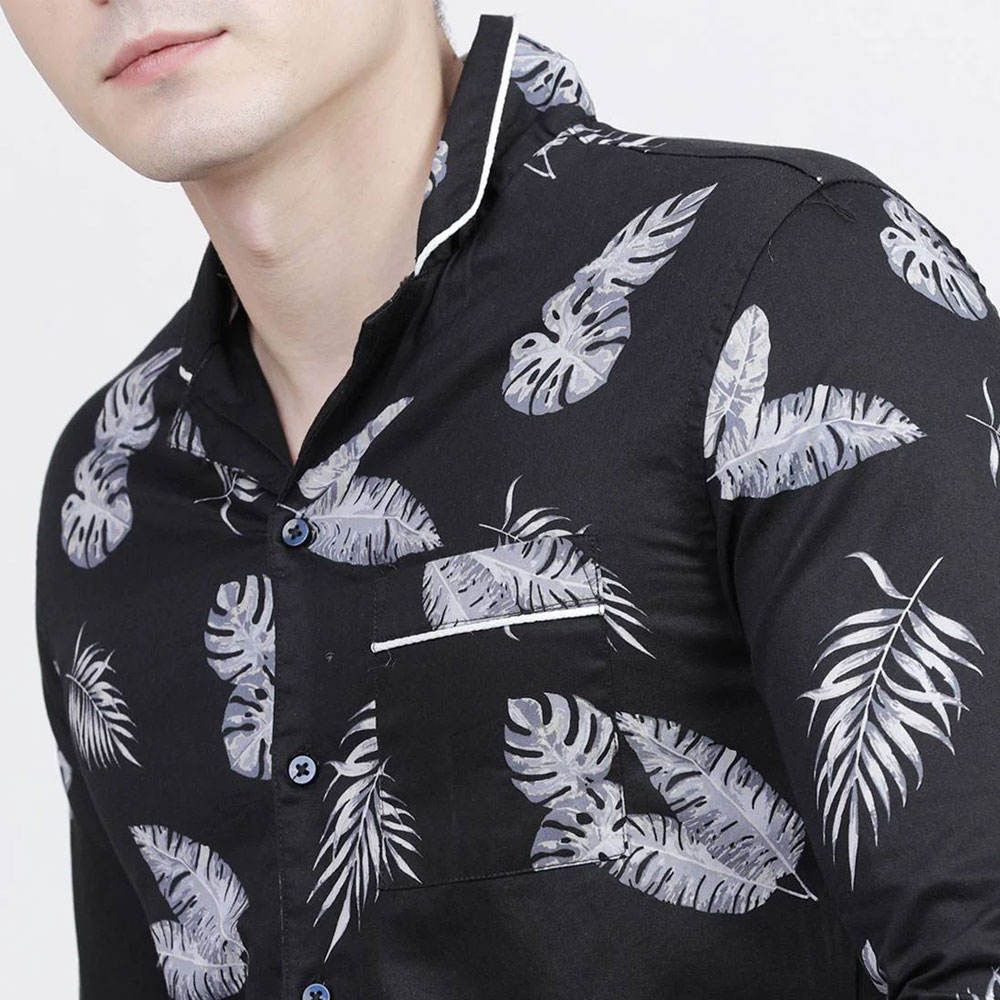 Quick Dry Full Sleeve Men's Night Suit Unique Fashionable Design 100% Cotton Pajama Set Latest Style - Image 4