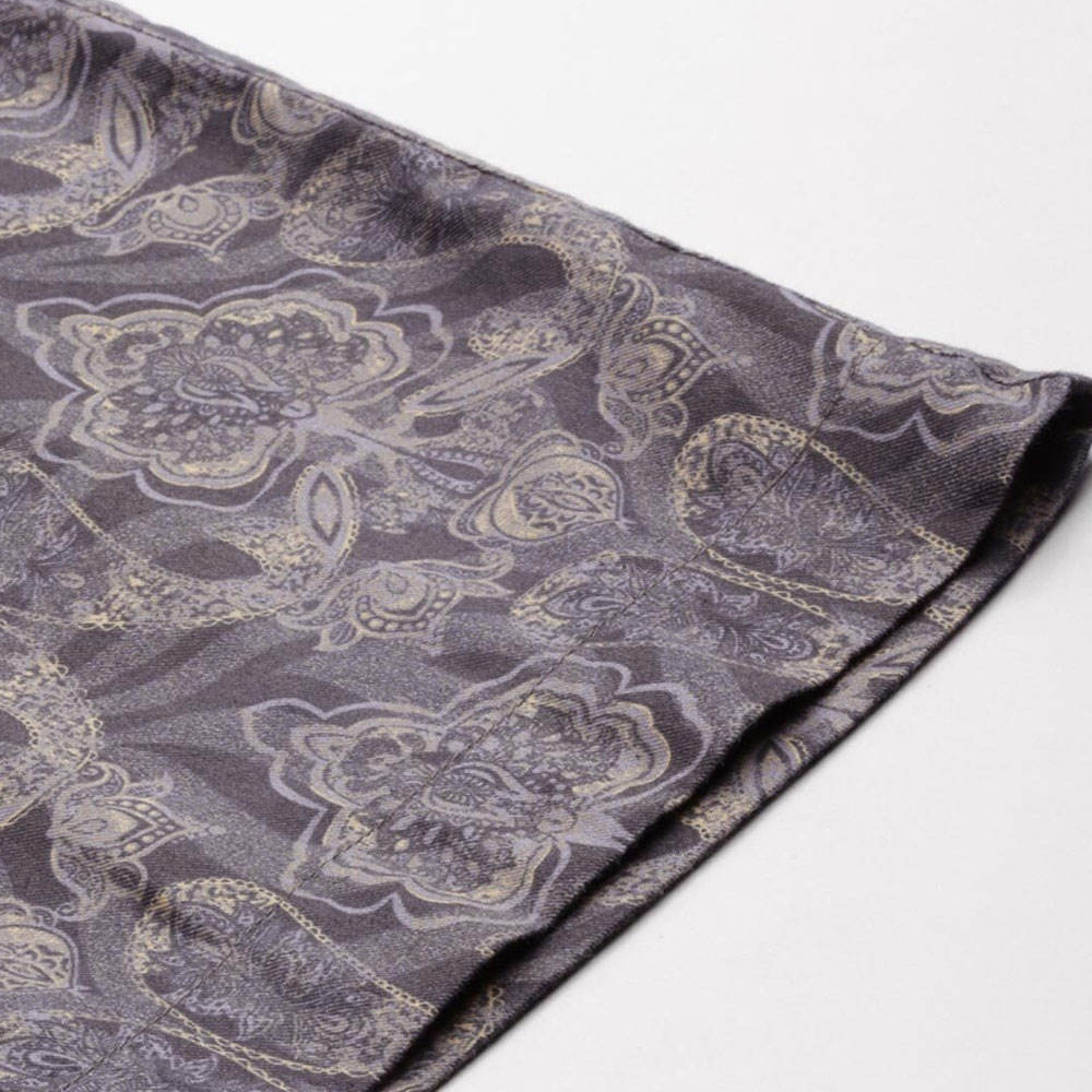 Stand Collar Men Pajama Set High Quality Long Sleeve Night Wear Suit OEM Service Printed Design Men Sleep Suit - Image 3